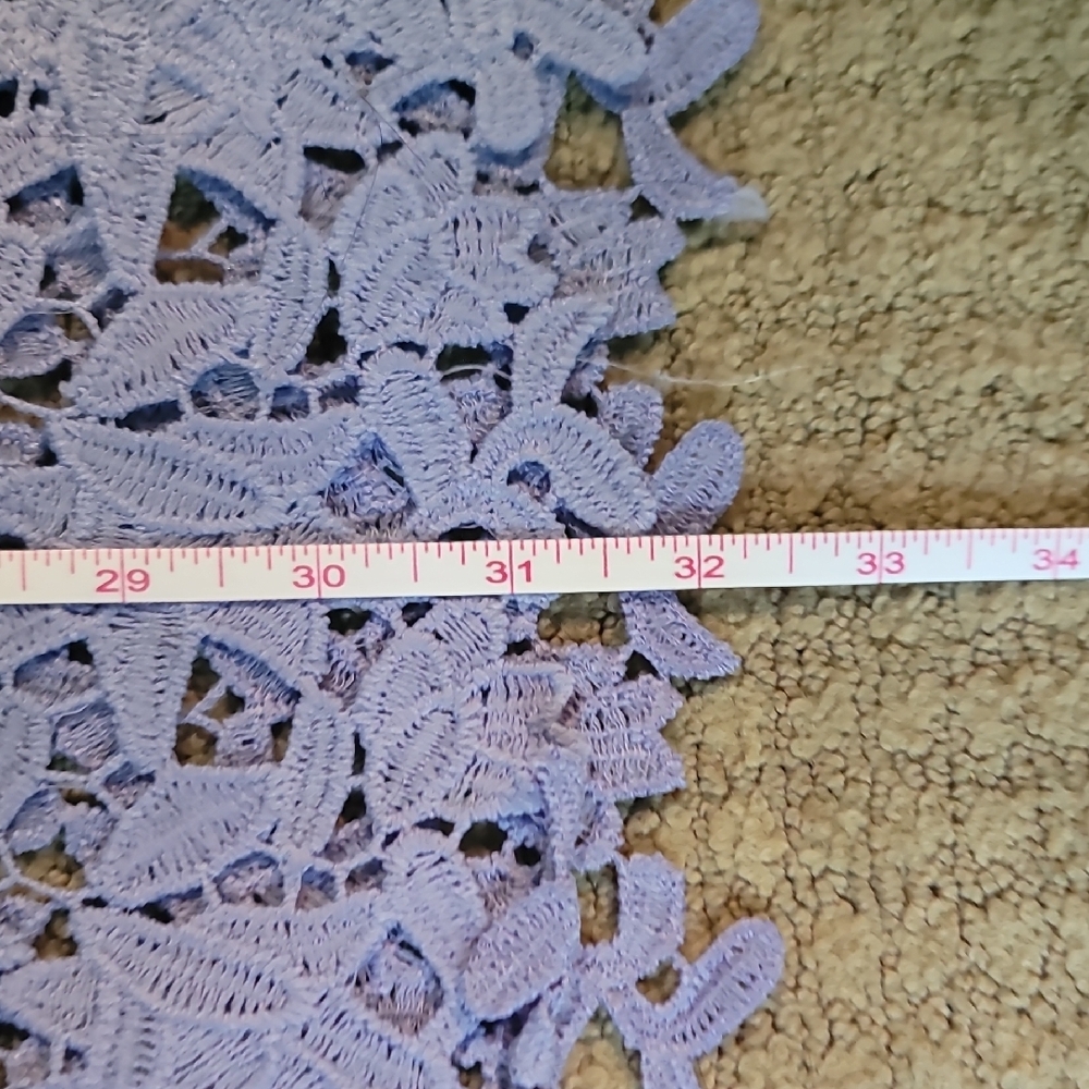 ASTR Lace Lavender/Periwinkle Midi Dress - Picture 6 of 7